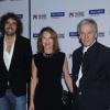 Guillaume Brac, Nathalie Baye et Costa-Gavras lors de la soirée d'ouverture du 17 octobre 2013 du 15e Festival du Film de Mumbai (Bombay) qui se tient en Inde jusqu'au 24 octobre 2013