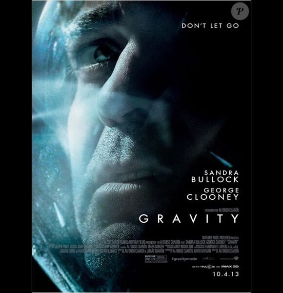 Affiche du film Gravity avec George Clooney