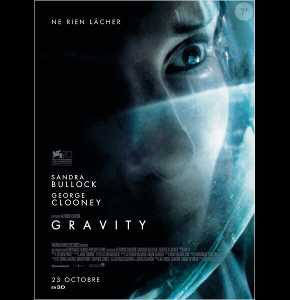 Affiche du film Gravity avec Sandra Bullock