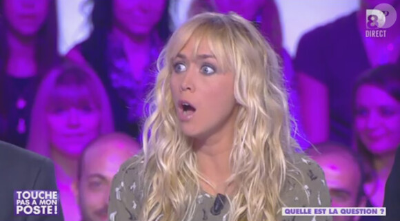 Enora Malagré dans Touche pas à mon poste sur D8 le jeudi 24 octobre 2013