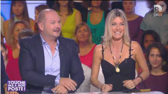 Cauet et Ève Angeli dans Touche pas à mon poste sur D8 le jeudi 24 octobre 2013