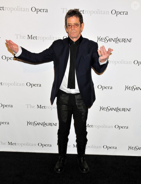 Lou Reed lors de la première du Comte Ory au Metropolitan Opera House de New York, le 24 mars 2011 à New York