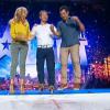 Un guitariste fait le show sur un trampoline avec sa guitare dans "La France a un incroyable talent" saison 8. Mardi 29 octobre 2013.