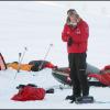 Le prince Harry en Islande en 2011, s'entraînant pour son trek au Pôle Nord avec Walking with the Wounded.
