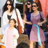 Salma Hayek emmène sa fille Valentina au "Mr. Bones Pumpkin Patch" à West Hollywood, le 26 octobre 2013.
