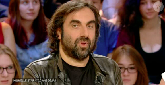 André Manoukian dans "La nouvelle édition" de Canal +, évoque les critiques de Maurane. Le 31 octobre 2013.