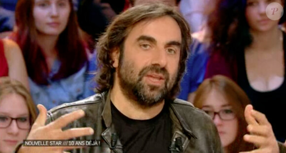 André Manoukian dans "La nouvelle édition" de Canal +, évoque les critiques de Maurane. Le 31 octobre 2013.