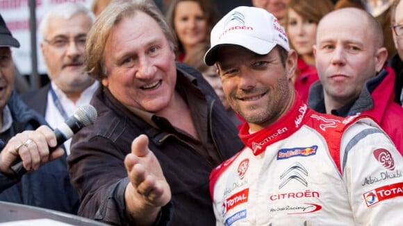 Gérard Depardieu : Belge à fond au côté de Sébastien Loeb !