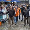 Gérard Depardieu a donné le depart du rallye de Condroz à Huy en Belgique, le 1er novembre 2013.
