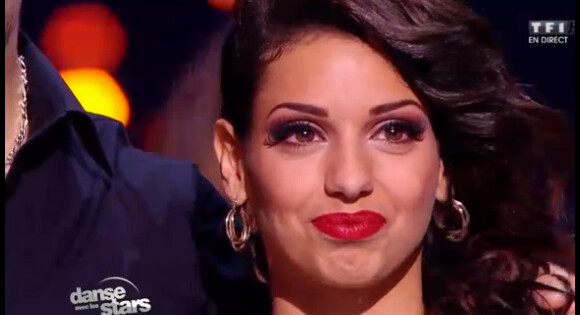 La chanteuse Tal en larmes, le 2 novembre 2013 dans Danse avec les stars 4 sur TF1.