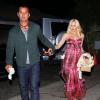 La chanteuse Gwen Stefani, enceinte, et son mari Gavin Rossdale se rendent à la baby shower d'une amie à Los Feliz (Los Angeles), le 3 novembre 2013.