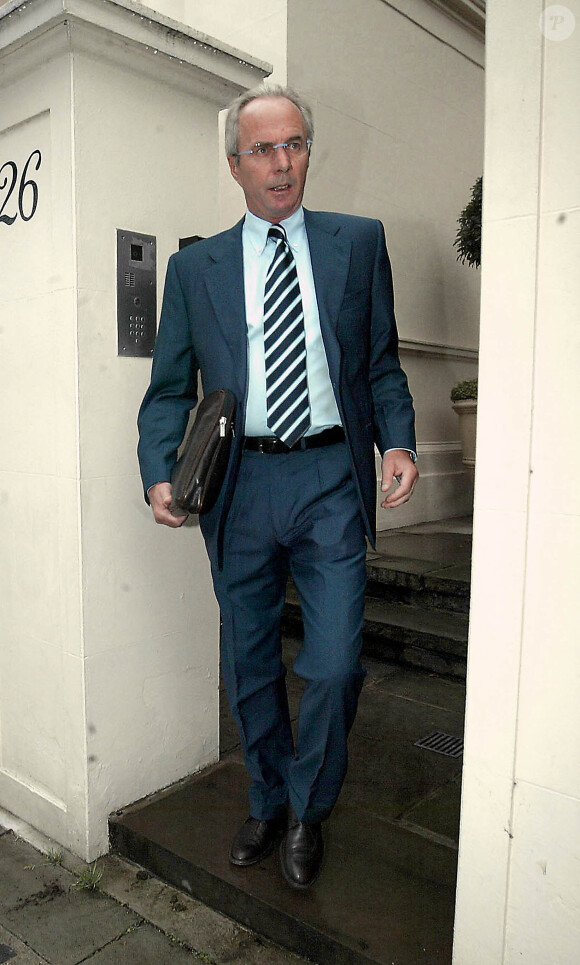 Sven-Göran Eriksson à Londres, le 22 août 2005