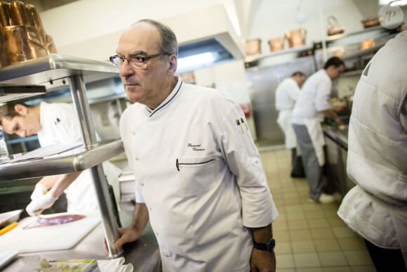 Bernard Vaussion, ancien chef de l'Elysée, dans la cuisine du palais présidentiel, le 31 octobre 2013.