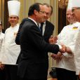  François Hollande avec Bernard Vaussion à l'Elysée le 24 juillet 2012. 