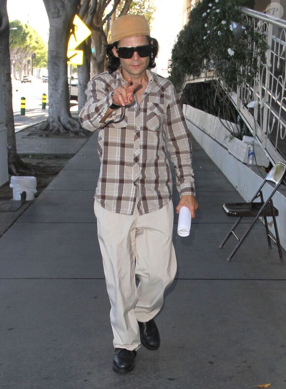 Corey Feldman dans les rues de West Hollywood, le 17 juillet 2013