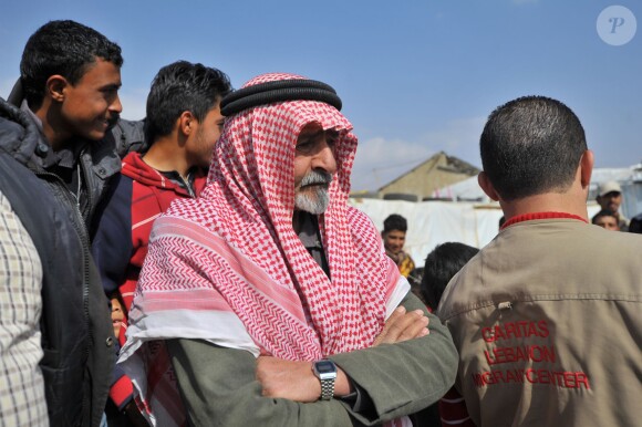 Un vieil homme au camp de réfugiés syriens à Dalhamye au Liban le 5 novembre 2013.