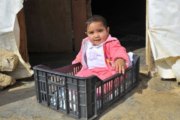 Un enfant au camp de réfugiés syriens à Dalhamye au Liban le 5 novembre 2013.