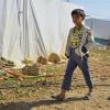 Un jeune garçon au camp de réfugiés syriens à Dalhamye au Liban le 5 novembre 2013.