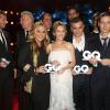 Anastacia, David Beckham, Kylie Minogue, Robin Thicke, Jean Paul Gaultier, Tom Schilling, Palina Rojinski au gala "GQ Men of the Year Awards" à Berlin, le 7 novembre 2013.