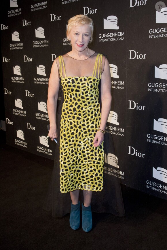 Cindy Sherman lors de la soirée Guggenheim International Gala 2013 à New York, le 7 novembre 2013.
