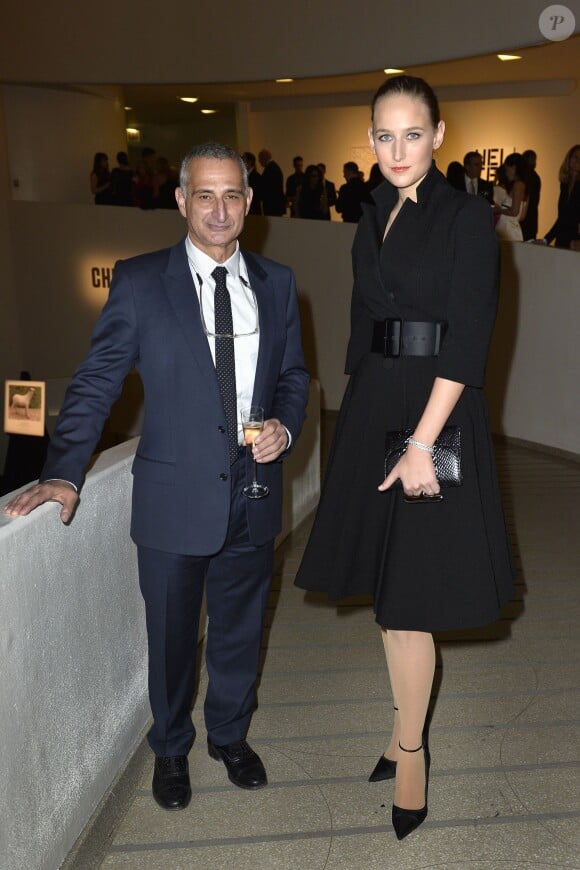 Christopher Wool et Leelee Sobieski lors de la soirée Guggenheim International Gala 2013 à New York, le 7 novembre 2013.