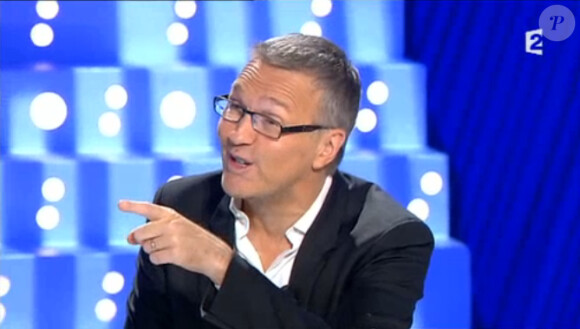 Laurent Ruquier, aux commandes d' On n'est pas couché, le samedi 9 novembre 2013 sur France 2.