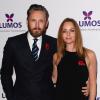 Stella McCartney et son mari Alasdhair Willis lors d'un gala de charité pour l'association Lumos, animé par J. K. Rowling, le 9 novembre 2013 à Londres