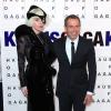 Lady Gaga et Jeff Koons lors de l'ARTRAVE, la soirée de lancement de son album ARTPOP à New York, le 10 novembre 2013.