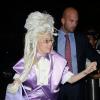 Lady Gaga arrive dans un immeuble de New York, le 11 novembre 2013.