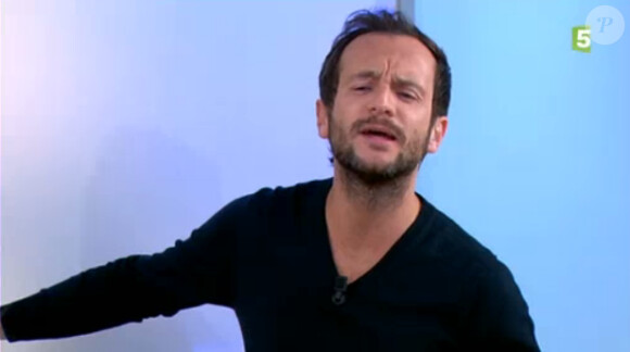 Jérémy Michalak - Emission "C à vous" (France 5) du mercredi 13 novembre 2013. La veille, le show a été victime d'un problème technique et il semblerait qu'Alessandra Sublet n'y soit pas pour rien.