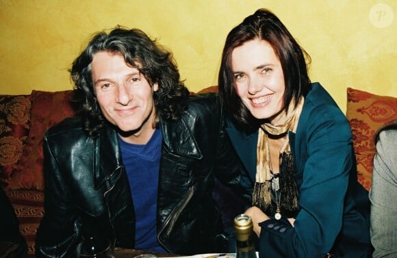 Gérard Blanc et Annie Pujol à Paris le 10 mars 1998. 