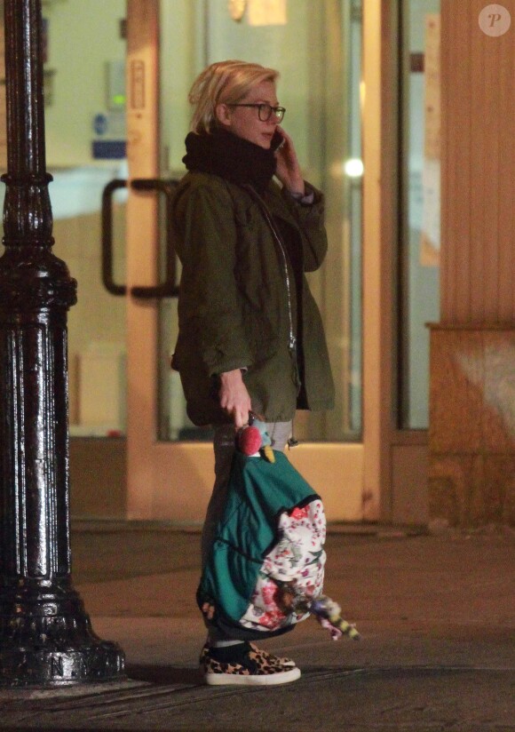 Michelle Williams revient de l'école avec sa petite Matilda à New York le 15 novembre 2013.