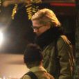 La star hollywoodienne Michelle Williams revient de l'école avec sa fille Matilda à New York le 15 novembre 2013.