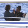 Exclusif - Elsa Pataky a rendu visite à son mari, Chris Hemsworth, qui est actuellement sur le tournage du film "In the Heart of The Sea" sur l'île de La Gomera aux Canaries, le 15 novembre 2013