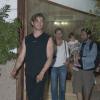 Elsa Pataky, son mari Chris Hemsworth et leur fille à la sortie de leur hôtel sur l'île de La Gomera aux Canaries, le 14 novembre 2013.
