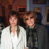 Marie et Nadine Trintignant à Paris le 25 septembre 2001.