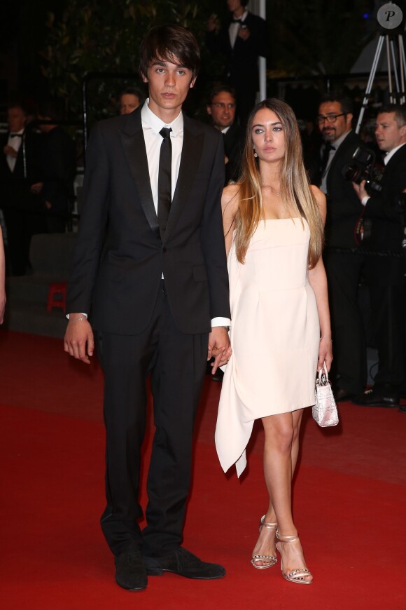 Alain-Fabien Delon (fils de Alain Delon) et sa compagne Léa lors du Festival de Cannes le 21 mai 2013