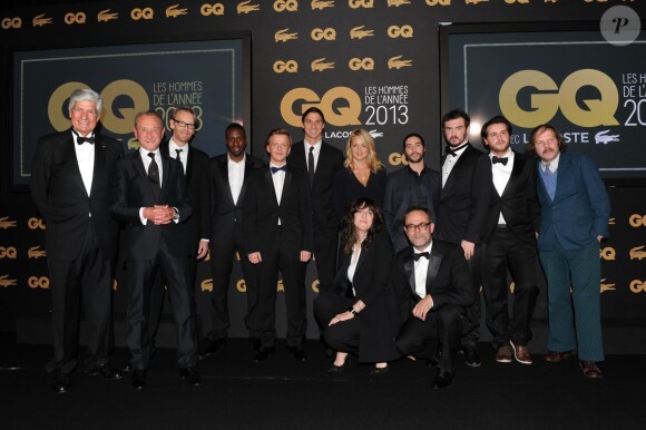 Exclusif : Les lauréats lors de la soirée des GQ Awards, édition française, au sein du museum d'histoire naturelle à Paris le 20 novembre 2013