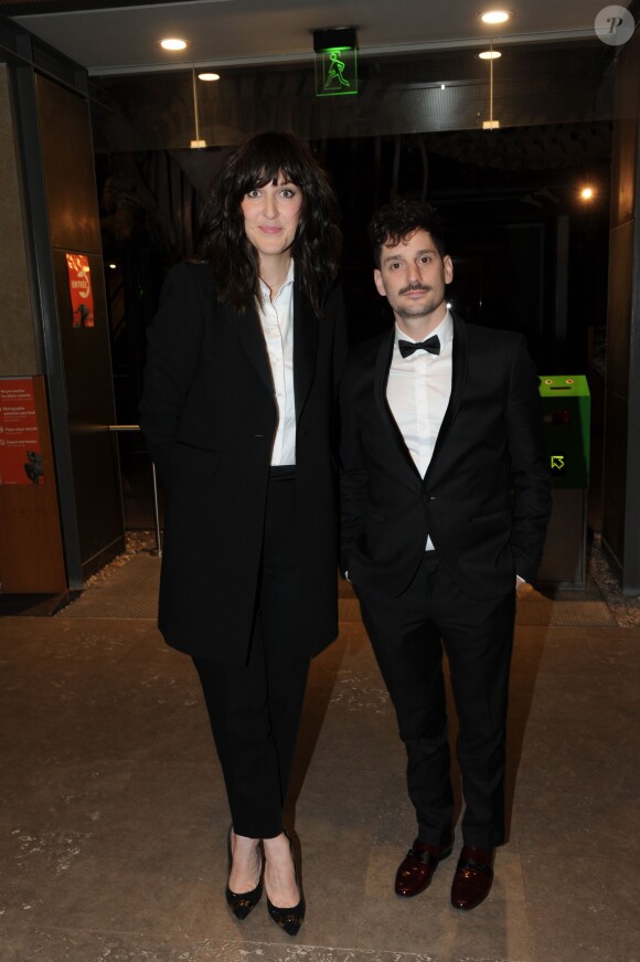 Exclusif : Daphné Bürki et son mari Gunther Love lors de la soirée des GQ Awards, édition française, au sein du museum d'histoire naturelle à Paris le 20 novembre 2013