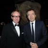 Exclusif : Bertrand Meheut et Michel Denisot lors de la soirée des GQ Awards, édition française, au sein du museum d'histoire naturelle à Paris le 20 novembre 2013