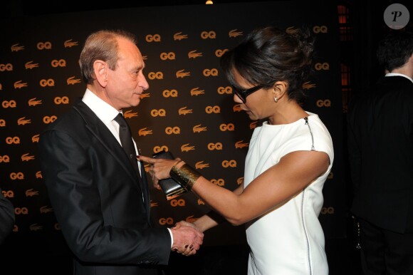 Exclusif : Bertrand Delanoë et Audrey Pulvar lors de la soirée des GQ Awards, édition française, au sein du museum d'histoire naturelle à Paris le 20 novembre 2013