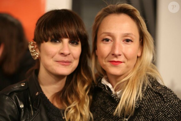 Audrey Lamy et la créatrice Stéphanie Allerme à la présentation de la collection "Back To The Future" de Ma Demoiselle Pierre, novembre 2013.