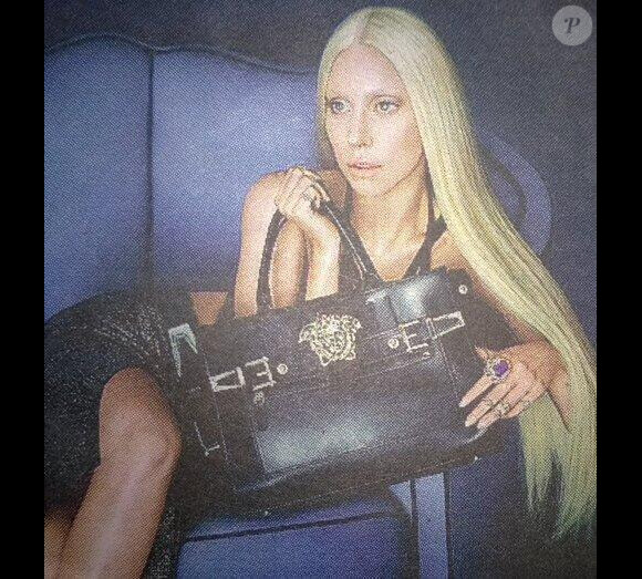 Lady GaGa, nouveau visage de Versace pour 2014.
