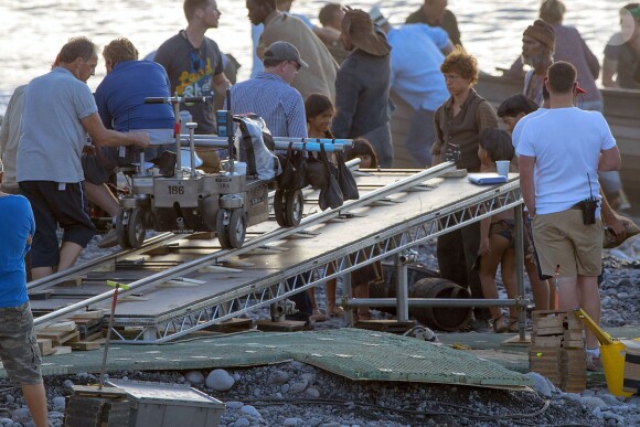 Exclusif - Tom Holland sur le tournage du film "Heart of the sea" sur l'île de la Gomera, Canaries, le 20 novembre 2013.