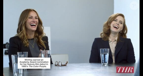 Julia Robert et Amy Adams à la table ronde "actrices" du magazine The Hollywood Reporter