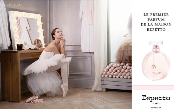 La légendaire maison Repetto lance en 2013 son premier parfum avec pour égérie la danseuse Etoile, Dorothée Gilbert.