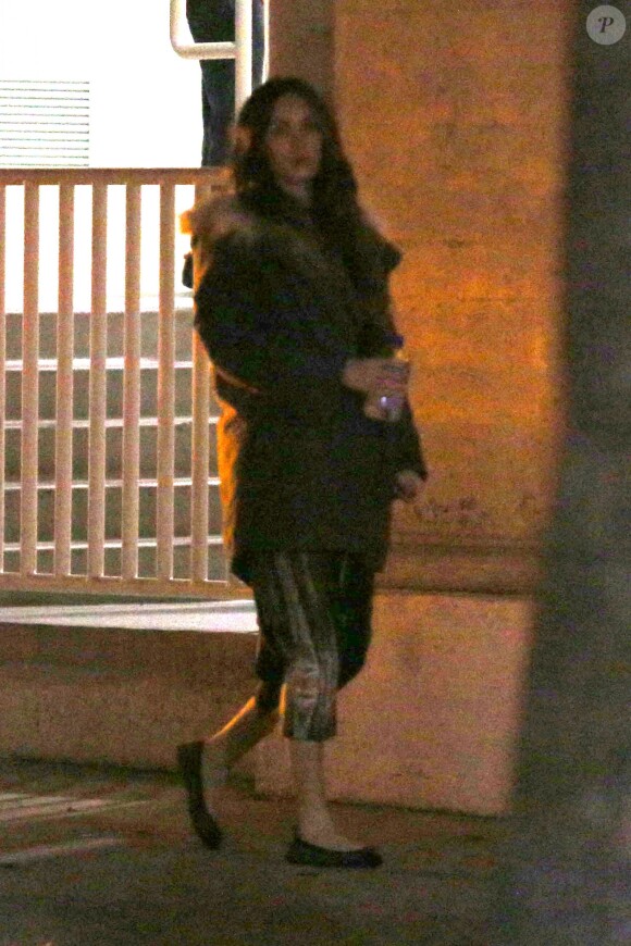 Megan Fox, enceinte, à Los Angeles le 17 novembre 2013
