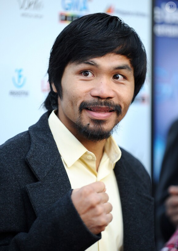 Le boxeur Manny Pacquiao à Los Angeles, le 9 mai 2012.