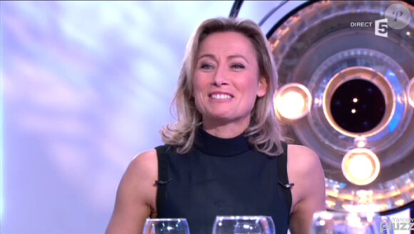 Anne-Sophie Lapix dans l'émission C à vous sur France 5, le mercredi 27 novembre 2013.