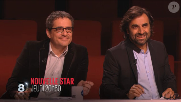 Philippe Bas et André Manoukian, jurés de Nouvelle Star